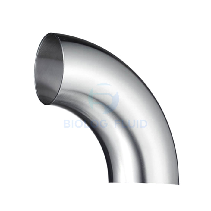 Stainless steel food equipment 2WCL butt weld 90D short elbow