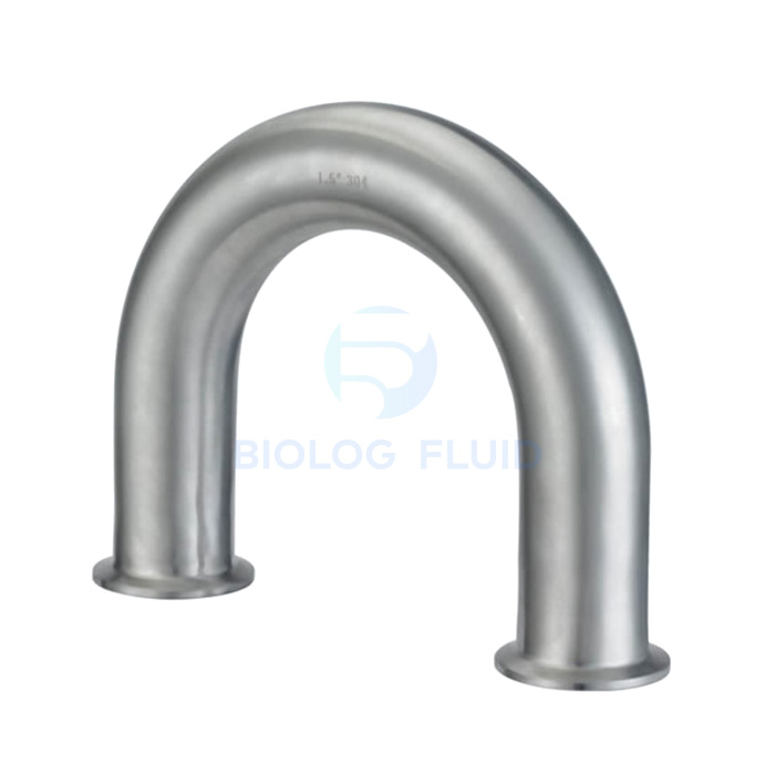 Stainless steel sanitary grade 2WUMP-180D-U welded elbow