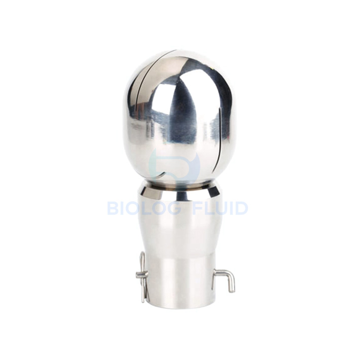 Sanitary rotary cleaning ball