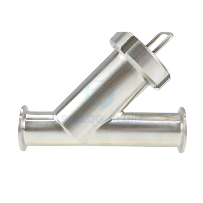 Stainless steel sanitary clamped Y-type filter