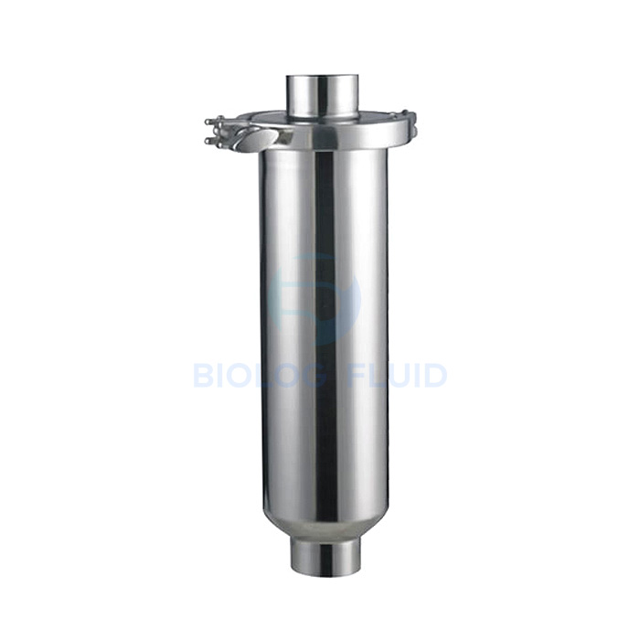 Stainless steel hygienic grade tubular type strainer