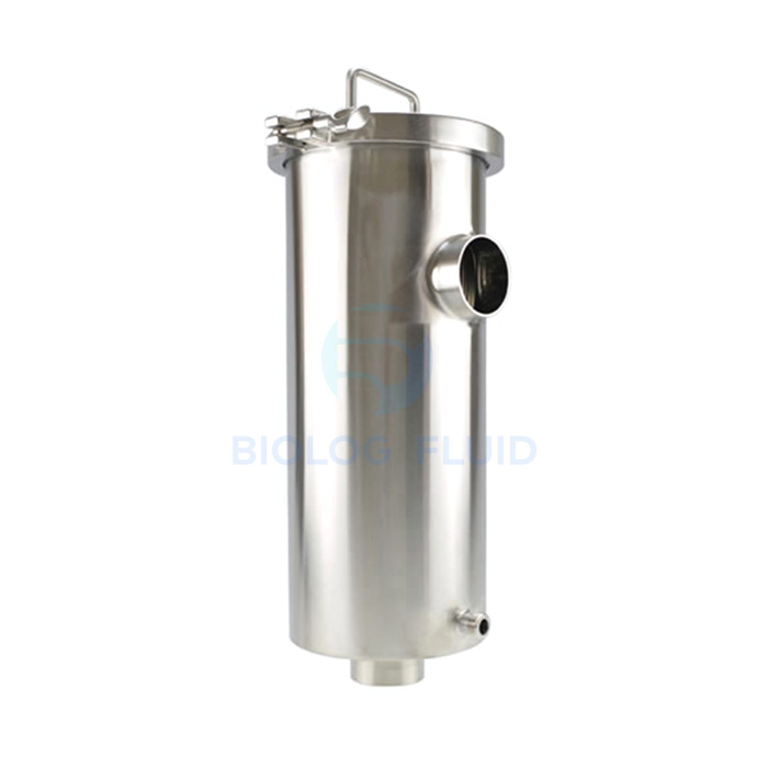 Stainless steel food processing jacket type strainer