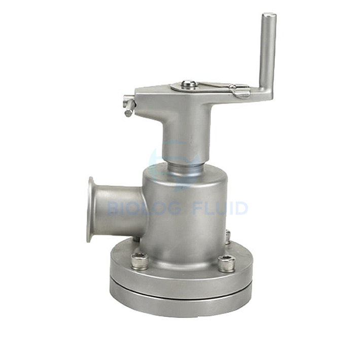 Stainless steel food equipment manual can base valve