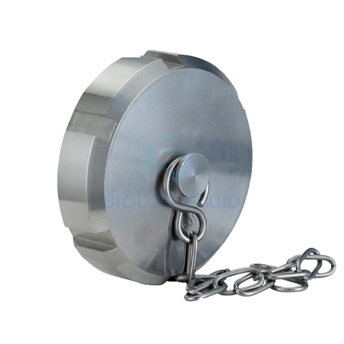 Stainless steel food processing 13RBN solid end cap with chain